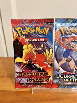 POKEMON Scarlet & Violet 3 pack (Paldea, Journey, Destined Rivals) NEW! - Image 2