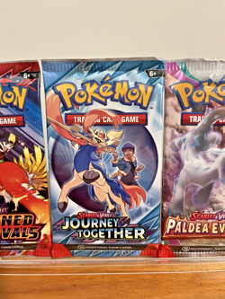 POKEMON Scarlet & Violet 3 pack (Paldea, Journey, Destined Rivals) NEW! - Image 3