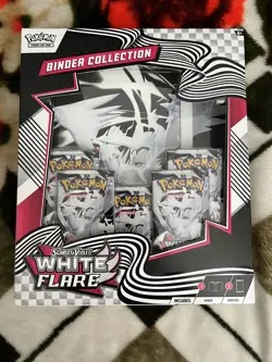 Pokemon Binder Collection White Flare BINDER SEALED - Image 1