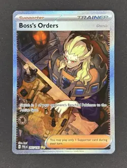 Boss's Orders 265/193 Pokemon TCG Sv02: Paldea Evolved Holo - Image 1
