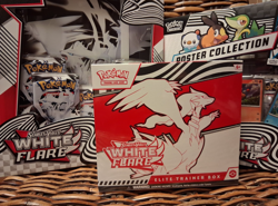Pokemon TCG White Flare ETB + Binder Collection + Poster Box NEW SEALED LOT OF 3 - Image 1