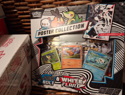 Pokemon TCG White Flare ETB + Binder Collection + Poster Box NEW SEALED LOT OF 3 - Image 5