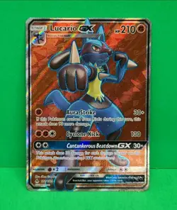 Lucario GX 122/131 Full Art Ultra Rare Pokemon SM Forbidden Light 2018 NM-MINT - Image 2
