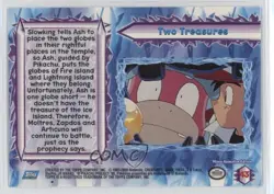 Two Treasures Foilboard Topps Pokemon The Movie 2000 #43 2000 06st - Image 2