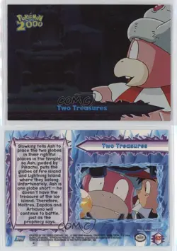 Two Treasures Foilboard Topps Pokemon The Movie 2000 #43 2000 06st - Image 3