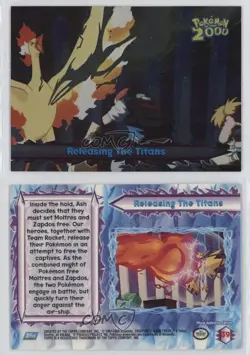 Releasing The Titans Foilboard Topps Pokemon Movie 2000 #39 2000 06st - Image 3