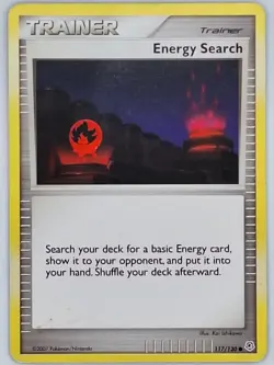 Energy Search 117/130 Pokemon - Diamond and Pearl MP - Image 1