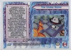 The Chess Game Foilboard Topps Pokemon Movie 2000 #15 2000 06st - Image 2