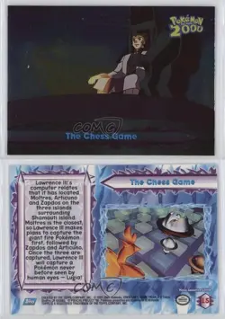 The Chess Game Foilboard Topps Pokemon Movie 2000 #15 2000 06st - Image 3