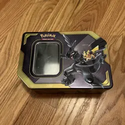 Pokemon TCG Pikachu & Zekrom Tag Team Tin Empty - Image 1