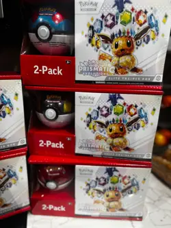 Pokemon Scarlet & Violet Prismatic Evolutions Elite Trainer Box 2-Pack Sealed - Image 3