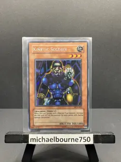 YuGiOh Kinetic Soldier WC4-002 Prismatic Secret Rare Promo NM - Image 1