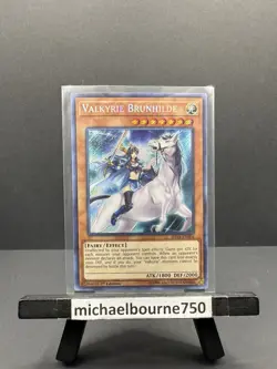 Yugioh Valkyrie Brunhilde SHVA-EN004 Secret Rare 1st Ed NM - Image 1
