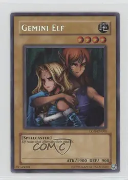 Gemini Elf Unlimited YuGiOh Labyrinth of Nightmare #LON-000 2003 1z8 - Image 1