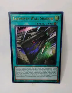 YU-GI-OH! Labyrinth Wall Shadow. MP24-EN259. 1st Edition Ultra Rare Card. Yugioh - Image 1