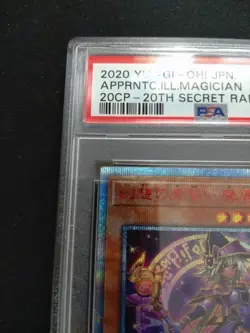 YuGiOh Apprentice Illusion Magician PSA10 20th Secret Rare Japan Card - Image 2
