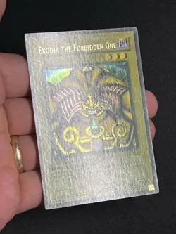Yugioh Misprint Faded Exodia the Forbidden One Lob-124 1st Ed Deep Wavy Print - Image 3