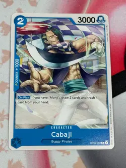 Cabaji OP02-052 C Paramount War ONE PIECE Card Game NM English - Image 1