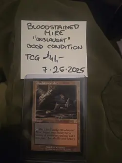 Bloodstained Mire Magic Card "Onslaught" Edition - Image 1