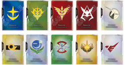 FIRST COMBAT EXV-01 Bandai Official Gundam TCG Playmat & Card Set 01 SDCC 2025 - Image 3