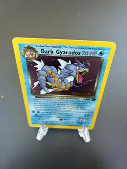 Team Rockets Dark Gyrados Unlimited Pre-Release Stamped 8/82 Holo Pokemon Card - Image 2