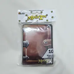 New Metazoo pk of 100 Card Sleeves Leather Book Spellbook - Image 1