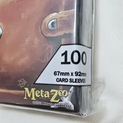 New Metazoo pk of 100 Card Sleeves Leather Book Spellbook - Image 2