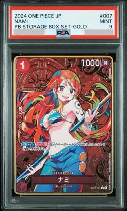 PSA 9 Nami ST01-007 C Parallel Storage Box Gold One Piece Card Japanese 2024 - Image 1