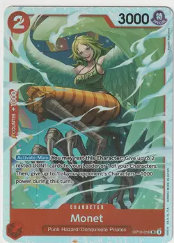 Monet SR OP10-016 Royal Blood One Piece Card Game CCG NM - Image 1
