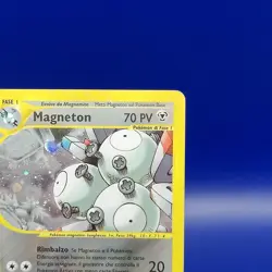 ITALIAN Magneton H19/H32 Skyridge Holo Rare Pokemon Card Nintendo TCG 2003 - Image 5