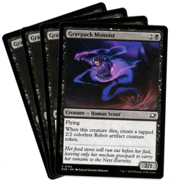 x4 Gravpack Monoist - 0104 - Edge of Eternities - MTG - NM Ships Now - Image 1
