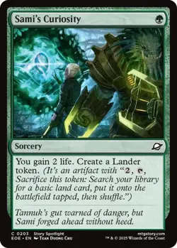 x4 NM (Playset) Sami's Curiosity, MTG, Edge of Eternities, Magic, 203 - Image 1