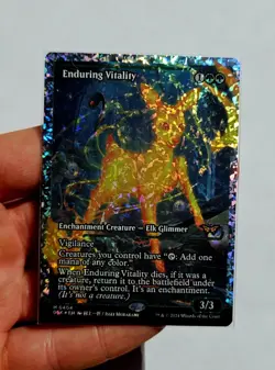Enduring Vitality [FRACTURED FOIL SHOWCASE] Duskmourn: House of Horror (MTG) NM - Image 1