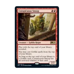 WOTC MtG Core Set 2021 Conspicuous Snoop (R) NM - Image 1