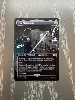 MTG - The Masamune (0353) Borderless - Final Fantasy - NM - Image 1
