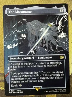 MTG - The Masamune (0353) Borderless - Final Fantasy - NM - Image 1