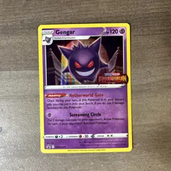 Pokemon GENGAR SWSH241 - Lost Origin - PRERELEASE HOLO PROMO (NM-) 0012 - Image 1