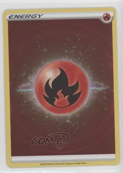 Fire Energy Reverse Foil Pokemon Sword & Shield 0a3 - Image 1