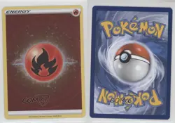 Fire Energy Reverse Foil Pokemon Sword & Shield 0a3 - Image 3