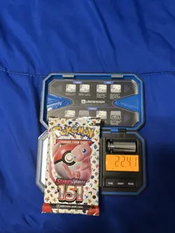 Pokemon 151 English Heavy Sealed Booster Pack (22.41 grams) HEAVY - Image 1