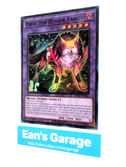 YuGiOh Freki The Runick Fangs 1st Edition MP23-EN186 Dueling Heroes Super Rare - Image 2