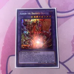 ALBION THE BRANDED DRAGON-SECRET RARE 1ST EDITION MP22-EN076 (NM) YUGIOH! - Image 1