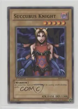 Succubus Knight 1st Ed. YuGiOh Legend of Blue Eyes White Dragon #LOB-117 6am - Image 1
