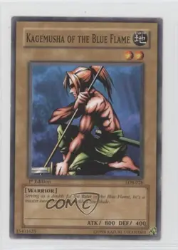 Kagemusha of the Blue Flame 1st Ed. YuGiOh Legend Eyes White Dragon #LOB-028 6am - Image 1