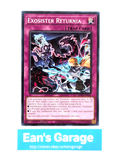 YuGiOh Exosister Returnia 1st Edition MP23-EN145 Dueling Heroes common - MN - Image 1