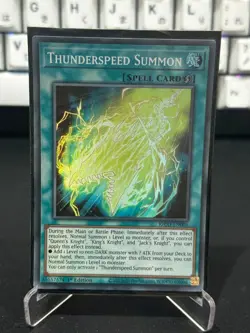Thunderspeed Summon - KICO-EN006 Super Rare 1st Ed Yugioh - Image 1