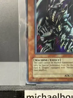 Yugioh! LP Red-Eyes Black Metal Dragon - PP01-EN015 - Secret Rare - Unlimited Ed - Image 4