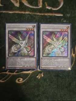 Yugioh 2x Herald Of The Arc Light 1st Edition Secret Rare RA01 - Image 1