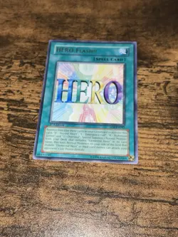 HERO Flash!! Rare 1st Edition EOJ-EN042 LP Yugioh - Image 1