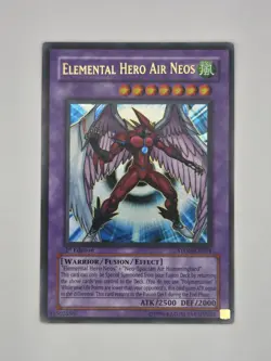 Yugioh Elemental Hero Air Neos STON-EN034 1st Edition Ultra Rare Near Mint - Image 1